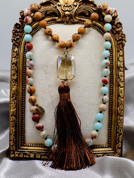 Sahara Breeze Tassel Necklace