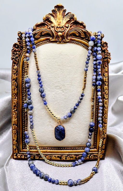 Luxe Cascade Stone Necklace