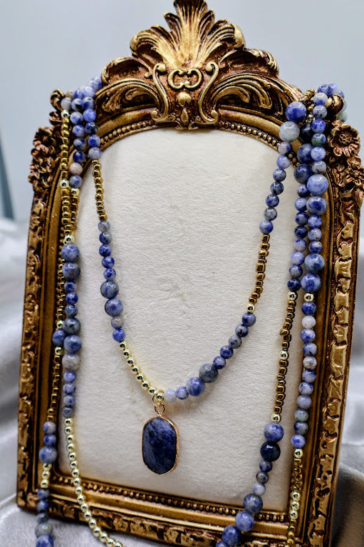 Luxe Cascade Stone Necklace