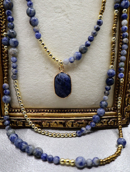 Luxe Cascade Stone Necklace