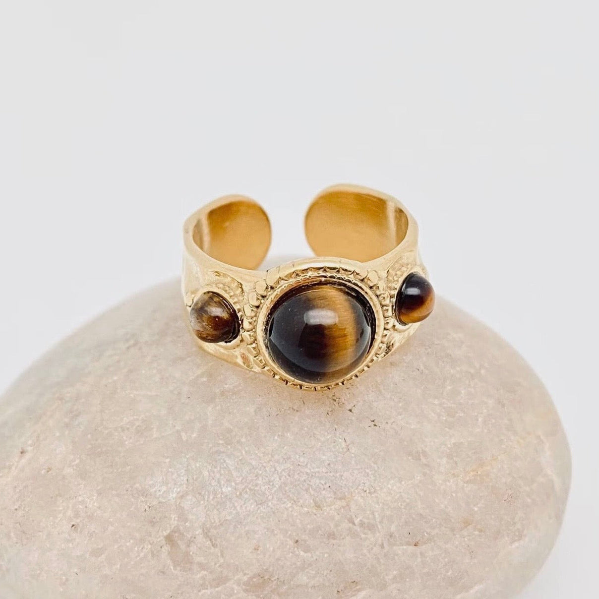 Azari Golden Eclipse Ring