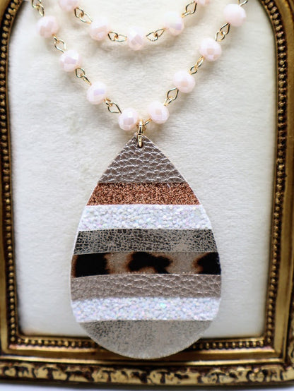 Boho Chic Teardrop Necklace