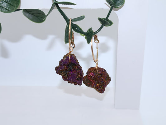 Twilight Glimmer Hoops