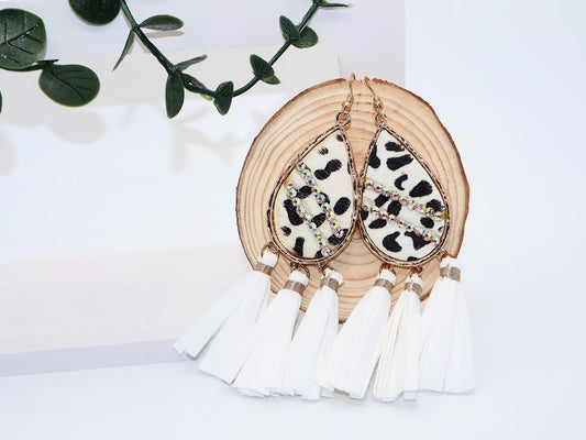 Wild Elegance Tassel Earrings