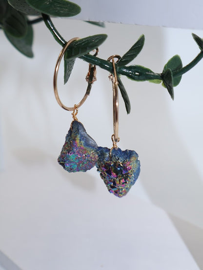 Cosmic Charm Hoops