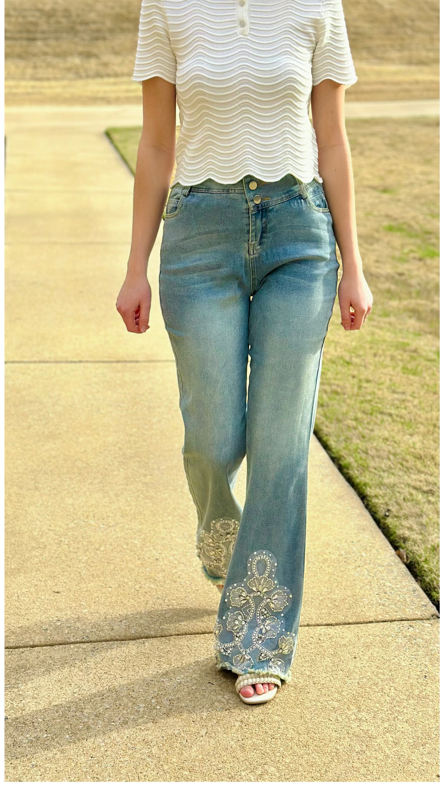 Meredith Embellished Jeans
