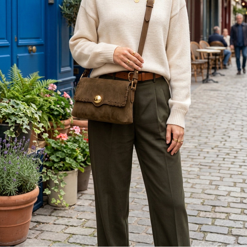 Sadie Whipstitch Shoulder Bag