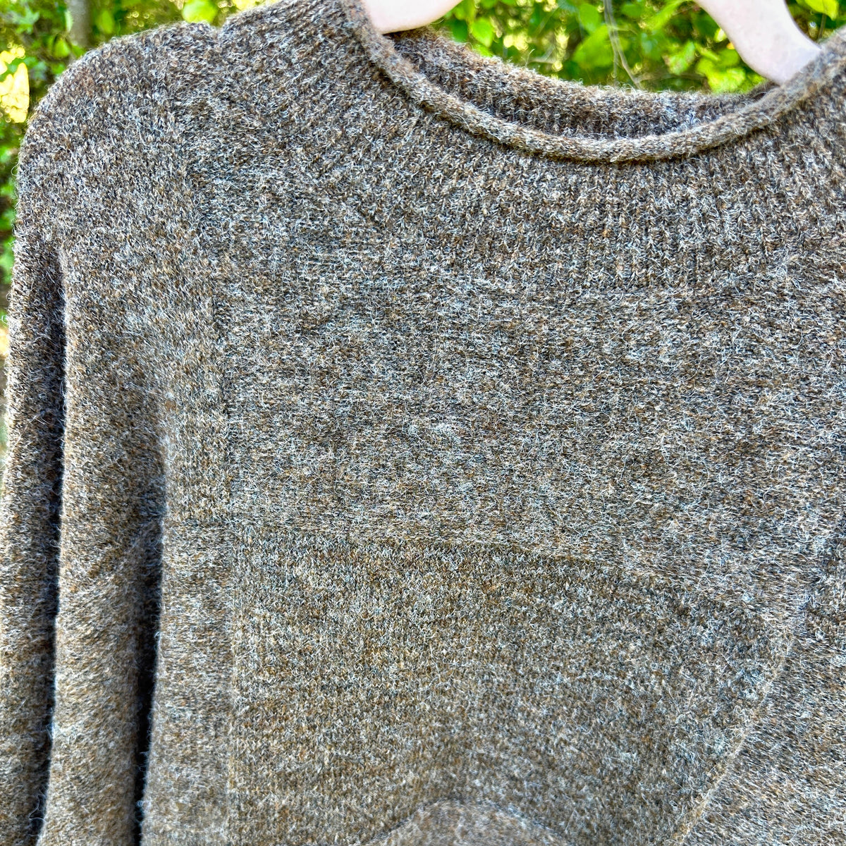 Morgan Heather Brown Mock Neck Sweater