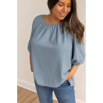 Amelia Textured Blouse