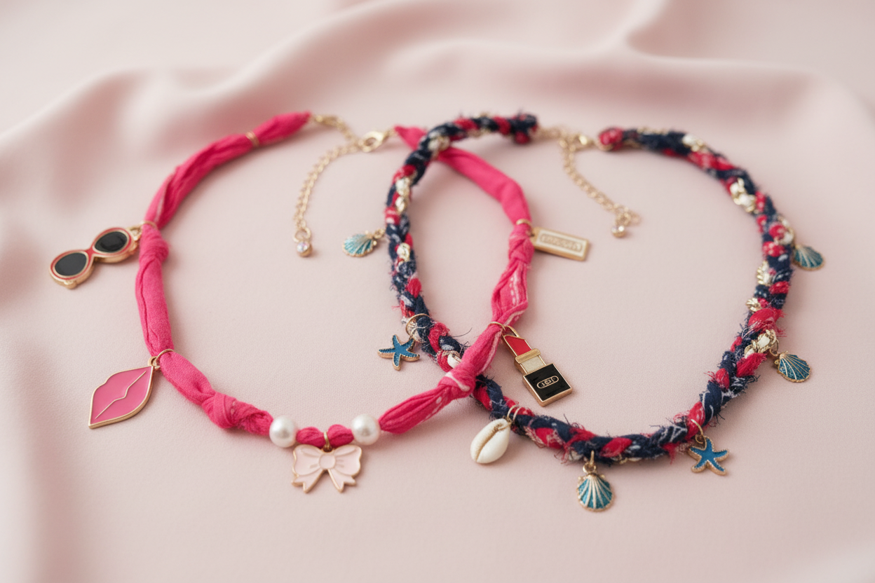 Bandana Charm Necklaces Hero