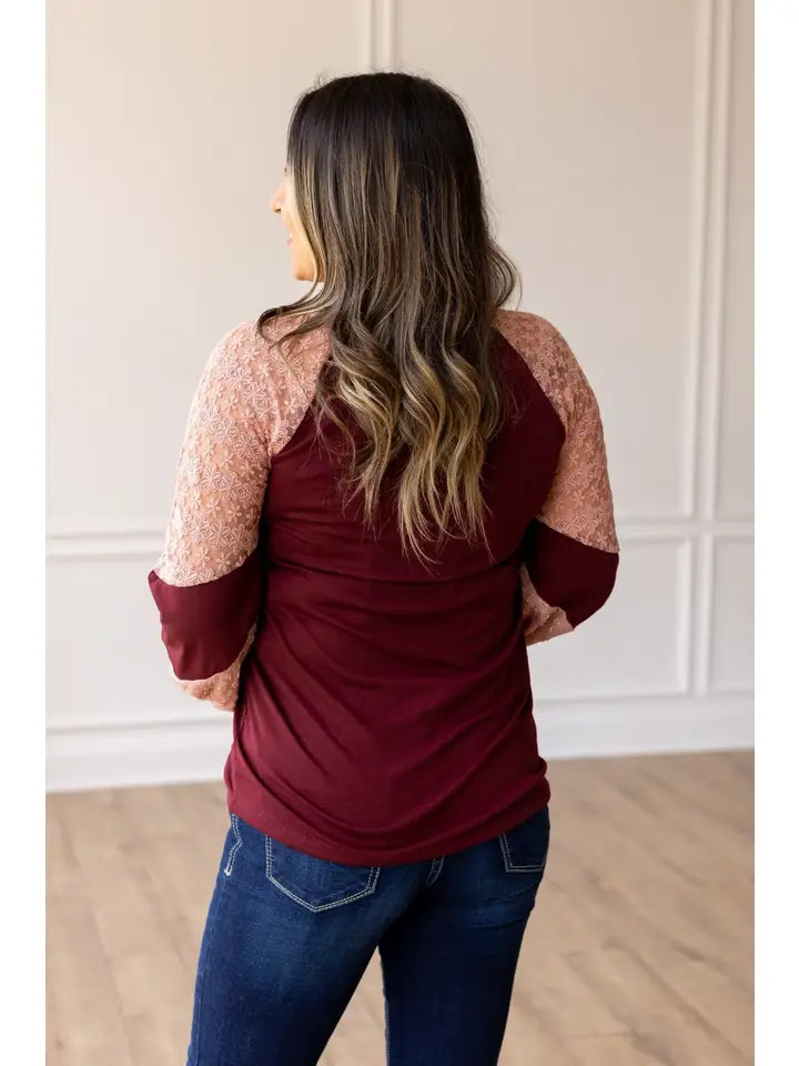 Roselle Glow Top