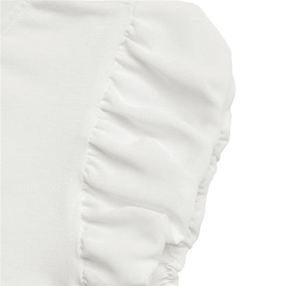 Beaded Bowknot Bishop Sleeve Top is a chic and feminine addition to your wardrobe. this top offers a soft and stretchy fit for all-day comfort. Featuring a round neckline and delicate bishop sleeves.