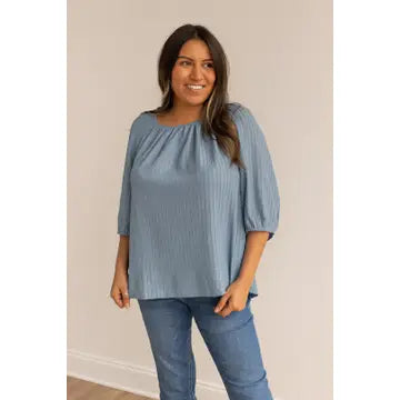 Amelia Textured Blouse